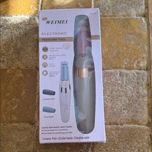 Electronic Pedicure Tool - Pink and Silver
